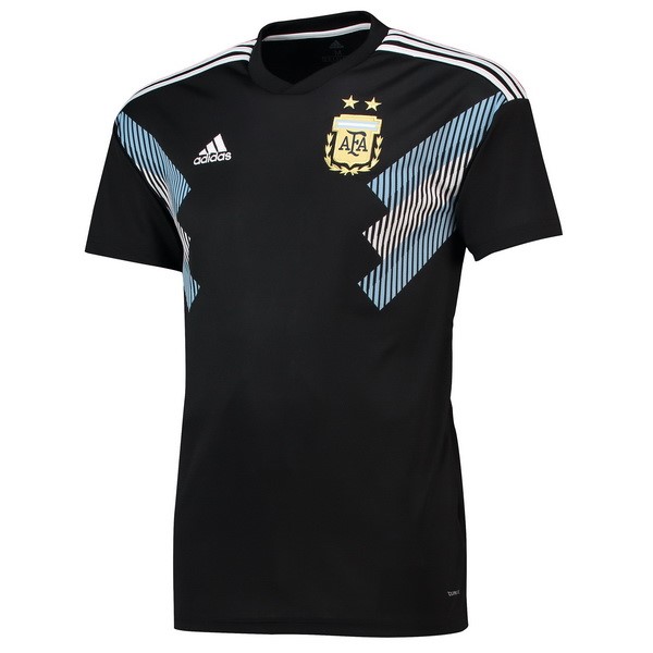 Maillot Football Argentine Exterieur 2018 Noir Bleu